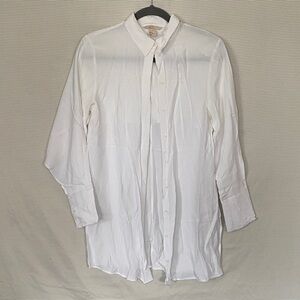 H&M Crisp White Cape Dress Shirt